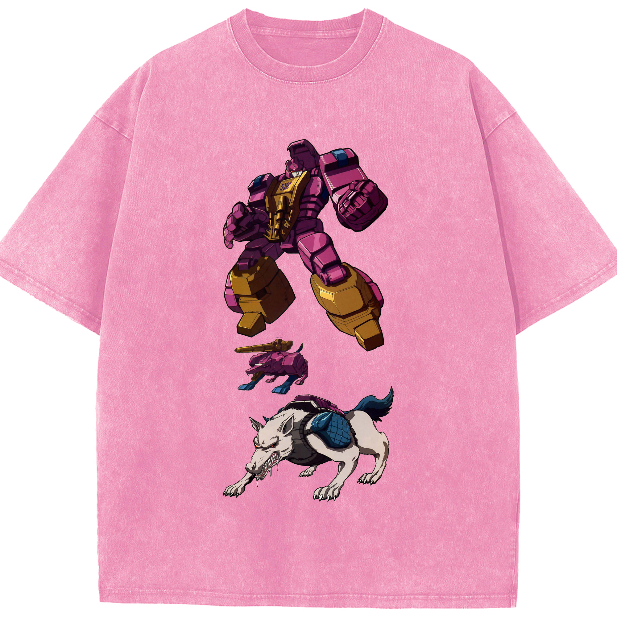 （画像用）  綿100% ヴィンテージ風 半袖Tシャツ（フロントプリント）